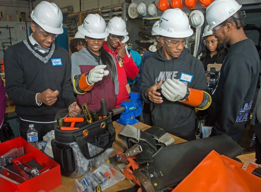 Careers in Energy Week: hands-on tours give students hope