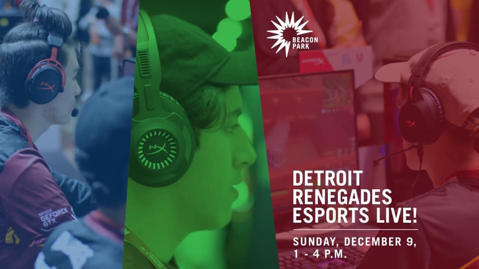 Detroit Renegades Esports Live Empowering Michigan - calling all fortnite gamers detroit s renegades esports live is coming to beacon park detroit