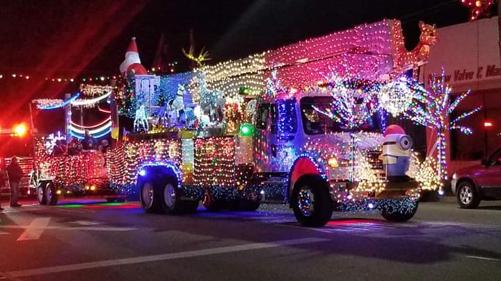 truck christmas lights