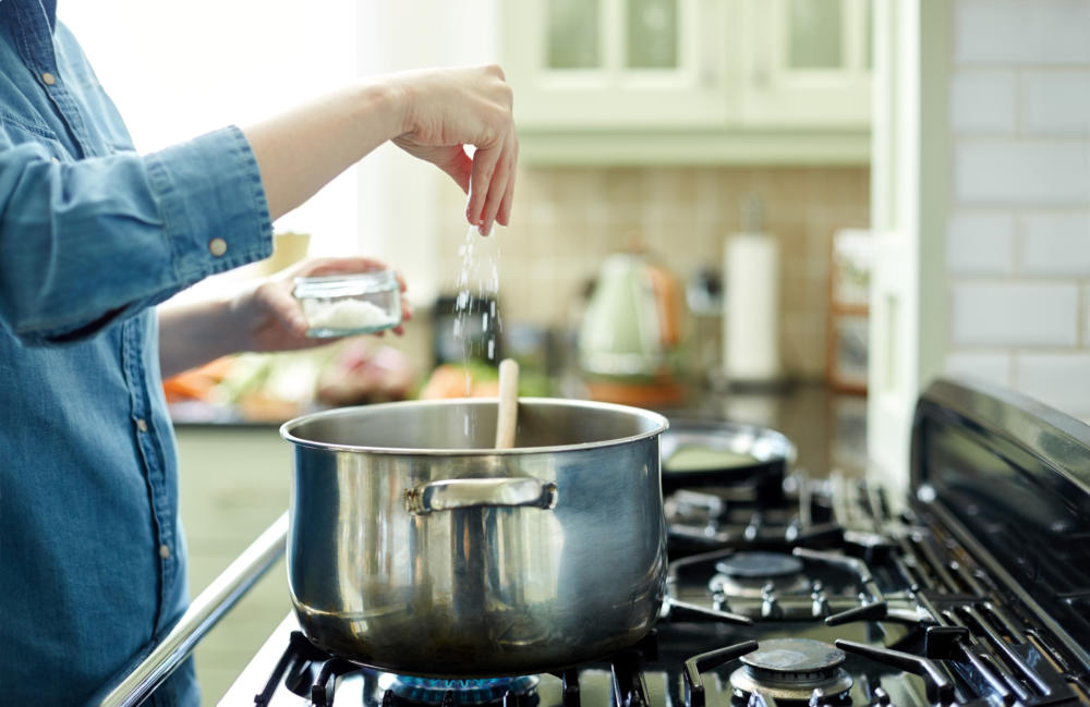 Cook safely with natural gas