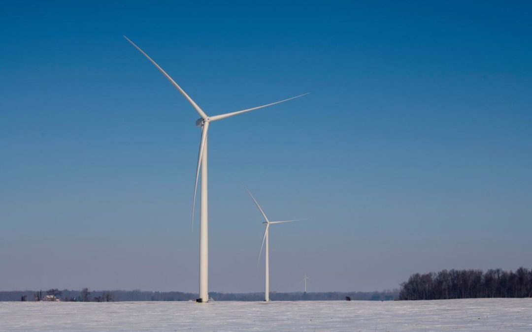 Turbine blades now spinning at Michigan’s largest wind park