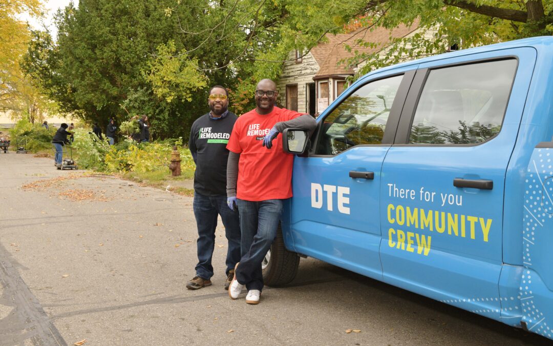 DTE Gas and Corporate Teams Volunteer with Life Remodeled, Demonstrate Caring Service Key