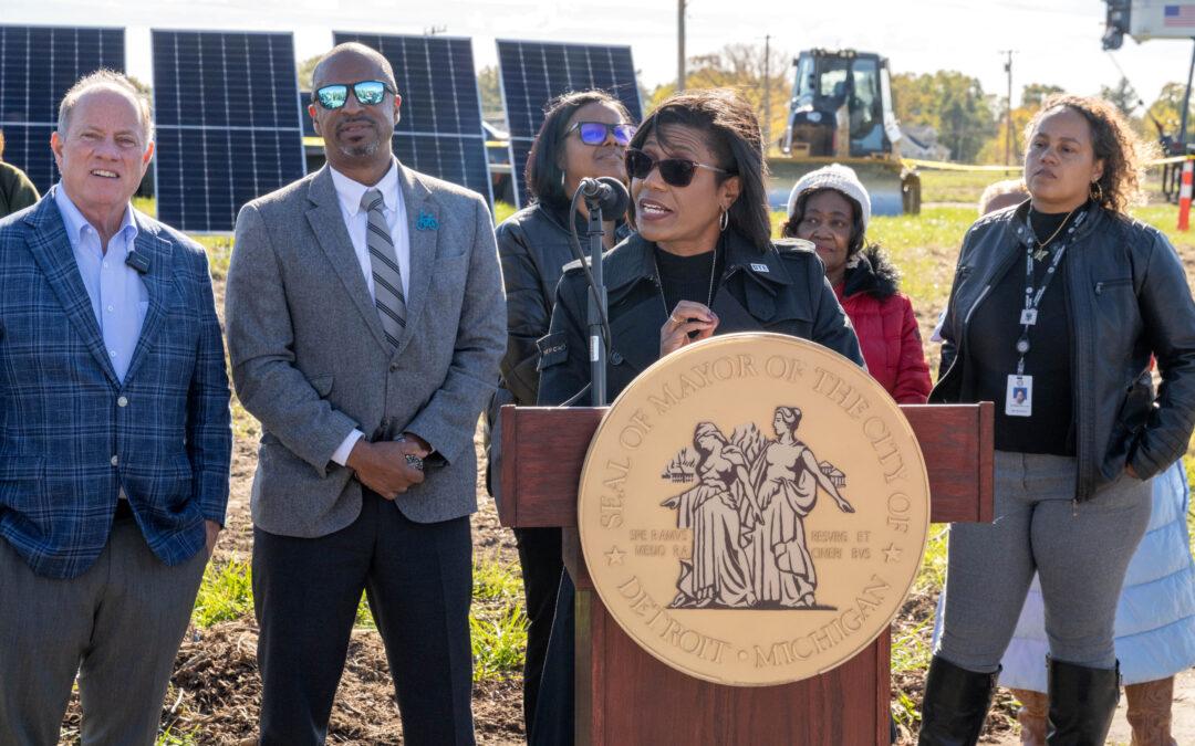 Breaking ground on Detroit’s Van Dyke/Lynch Solar Park