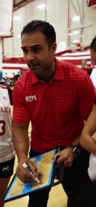 Ali Sayed coaching basketball