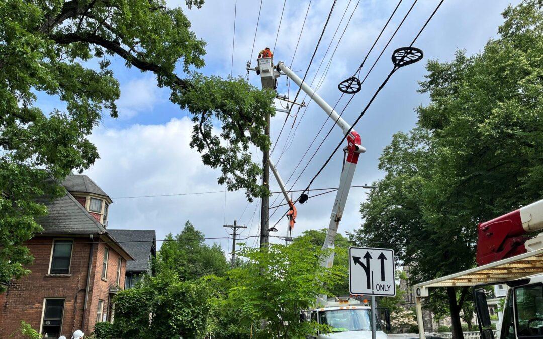 Overhead/underground work part of major Ann Arbor conversion project