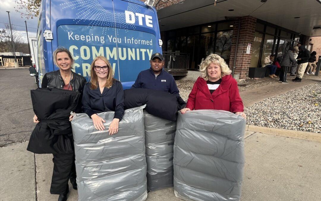 From Coats to Comfort: DTE’s Support of Michigan Shelters