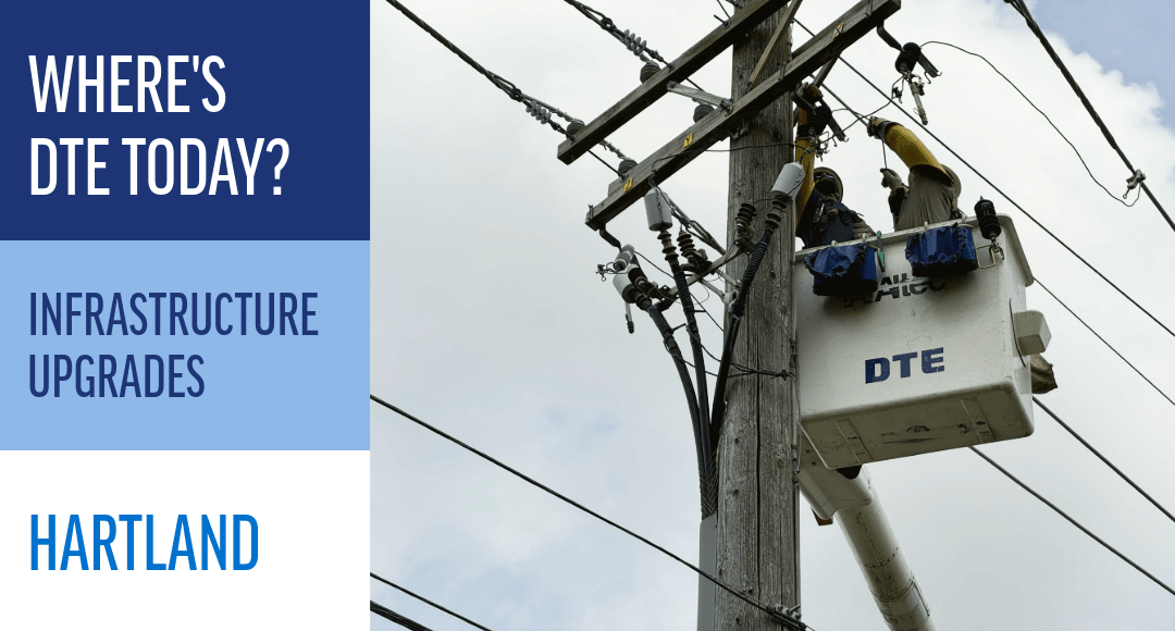 Inspecting/upgrading hundreds of power poles along Hartland’s Highland Road