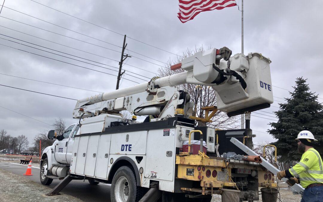 Cross arms and fiberglass fix improves reliability in Harrison Township