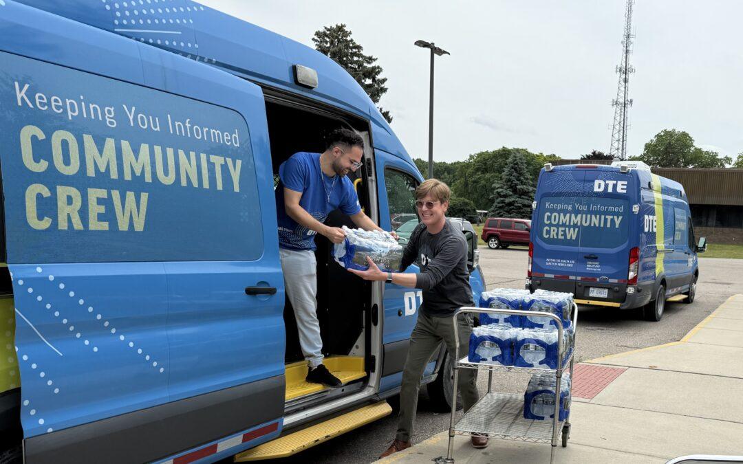 Bringing relief: Community Engagement steps up during heat wave