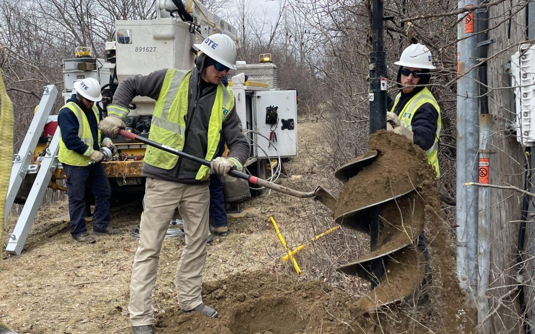 DTE crews make electrical upgrades in Troy