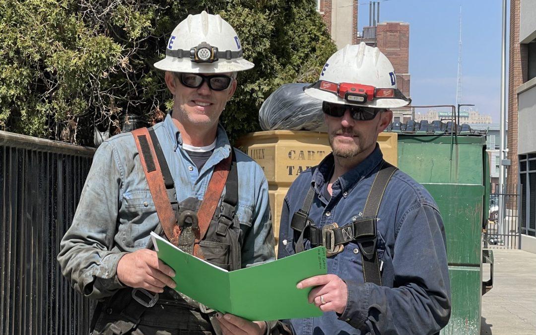 Crew prepares electric grid for equipment upgrade