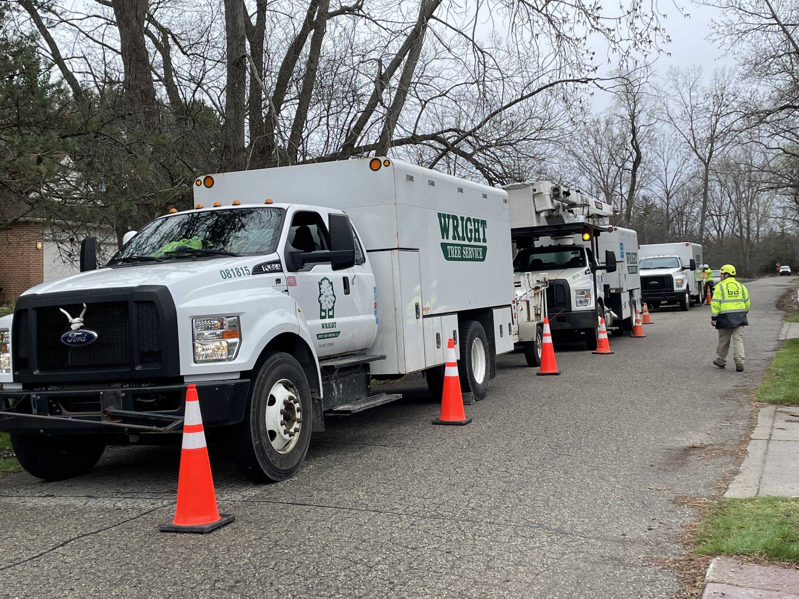 Tree trim crews improve the grid in West Bloomfield - Empowering Michigan