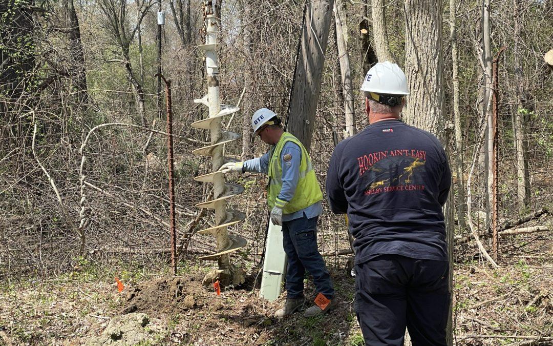 Overhead crews improve reliability by Stoney Creek Lake
