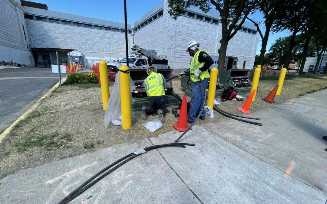 Crews work to improve reliability for the Detroit Institute of Arts