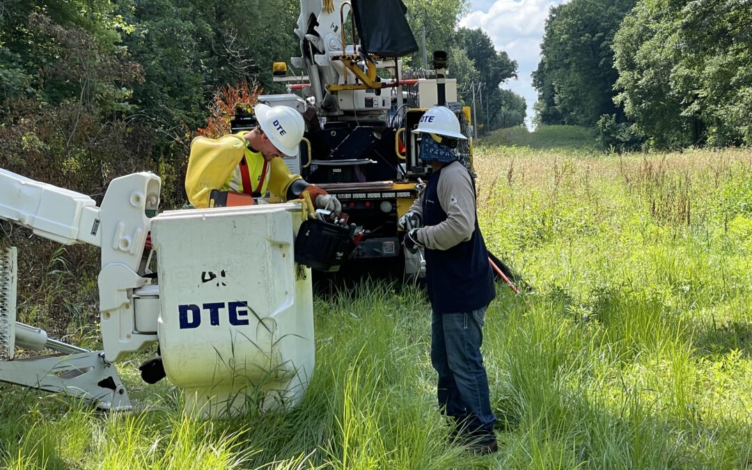 DTE continues improving the grid in Highland Township