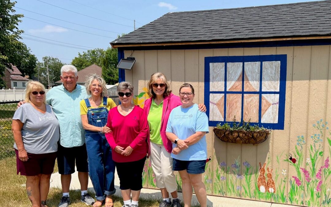 Wyandotte Mayor DeSana with community members