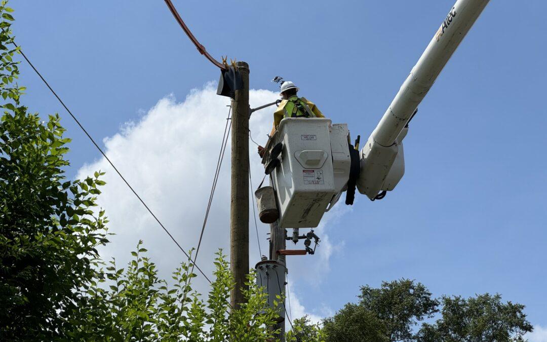 Hundreds of new poles/equipment to boost Westland reliability